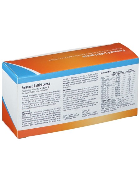 FERMENTI LATTICI PENSA 12 FLACONCINI DA 7 ML