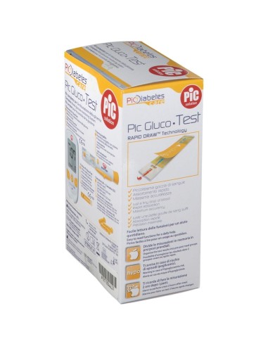 PIC GLUCOTEST KIT GLUCOMETRO