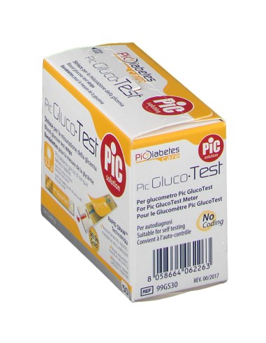 STRISCE MISURAZIONE GLICEMIA PIC GLUCOTEST 50 PEZZI