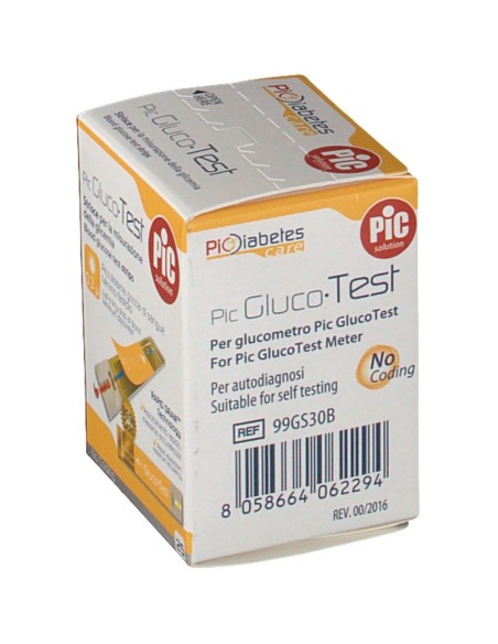 STRISCE MISURAZIONE GLICEMIA PIC GLUCOTEST 25 PEZZI