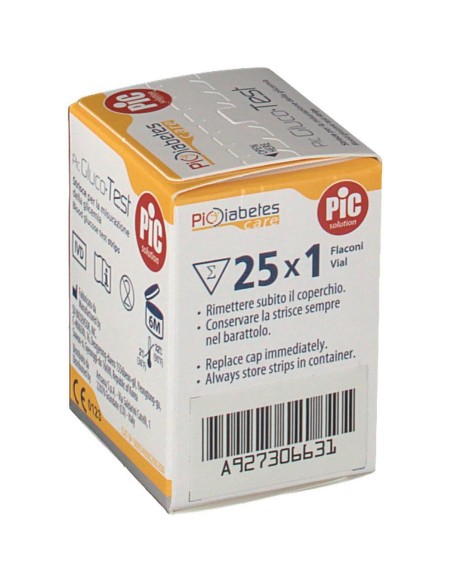 STRISCE MISURAZIONE GLICEMIA PIC GLUCOTEST 25 PEZZI