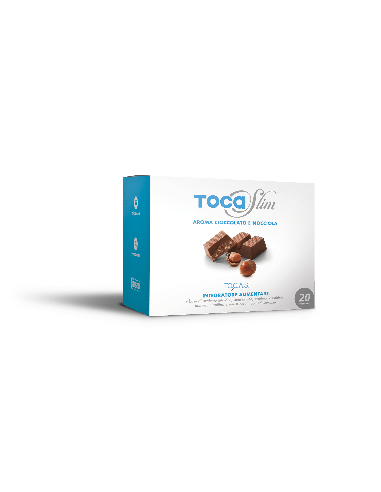 TOCASLIM CREMA DI CIOCCOLATO E NOCCIOLA 20 BUSTE DA 18 G