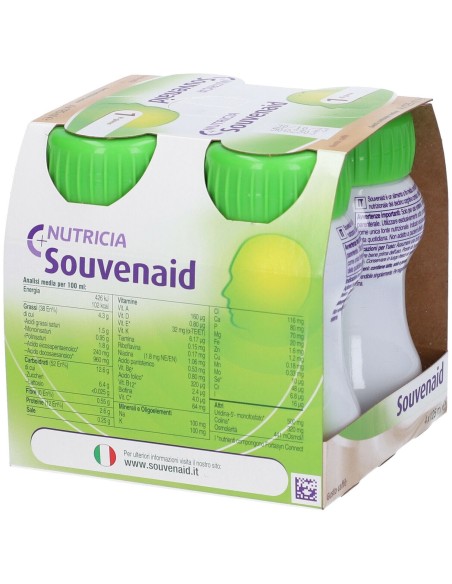 SOUVENAID CAFFE CLUSTER 4 X 125 ML