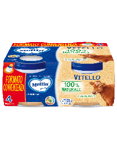 MELLIN OMOGENEIZZATO VITELLO 4 PEZZI X 80 G