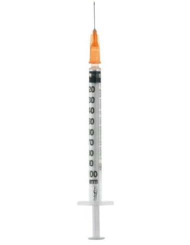 SIRINGA PER INSULINA EXTRAFINE 1ML 100 UI AGO REMOVIBILE 26 GAUGE 0,45X12 MM 1 PEZZO