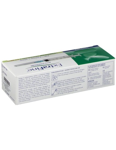 SIRINGA IPODERMICA EXTRAFINE 2,5 CC G23 0,60X30 10 PEZZI