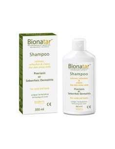 BIONATAR SHAMPOO INDICATO IN PRESENZA DI SINTOMI DI PSORIASI O DERMATITE SEBORROICA 300 ML CE