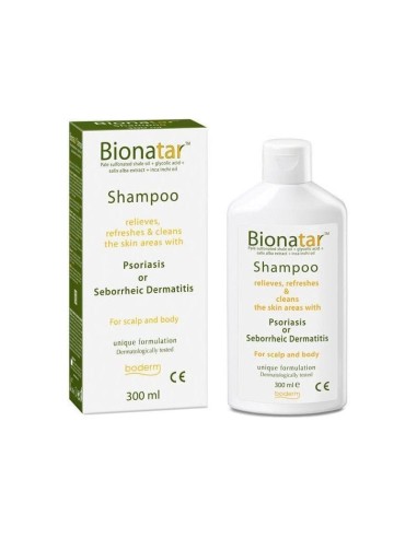 BIONATAR SHAMPOO INDICATO IN PRESENZA DI SINTOMI DI PSORIASI O DERMATITE SEBORROICA 300 ML CE