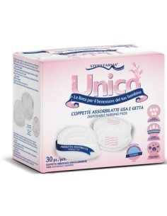 UNICO COPPETTE ASSORBILATTE USA E GETTA 30 PEZZI