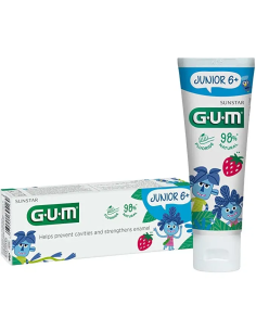 GUM JUNIOR DENTIFRICIO BAMBINI 7/12 FLUORO 1000 PPM 50 ML