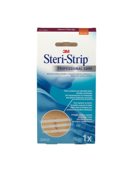 CEROTTO PER SUTURA STERISTRIP STRISCIA 6 X 100 MM 10 PEZZI