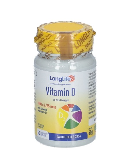 LONGLIFE VITAMIN D 1000UI 60 COMPRESSE RIVESTITE