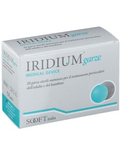 IRIDIUM GARZA OCULARE MEDICATA IN TESSUTO NON TESSUTO 20 PEZZI