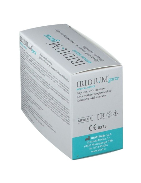 IRIDIUM GARZA OCULARE MEDICATA IN TESSUTO NON TESSUTO 20 PEZZI