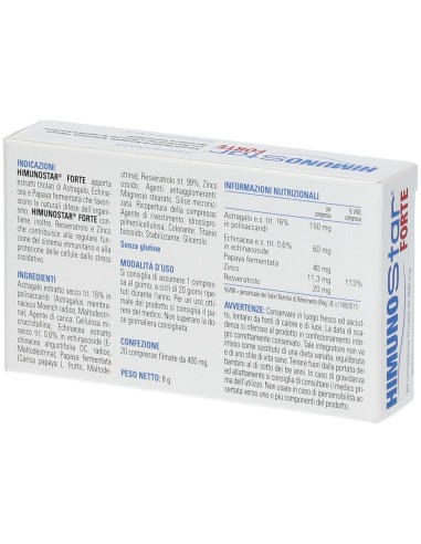 HIMUNOSTAR FORTE 20 COMPRESSE