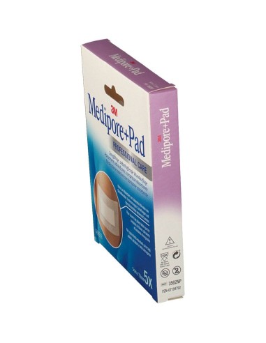 MEDICAZIONE MEDIPORE+PAD 5X7,2CM 5PEZZI