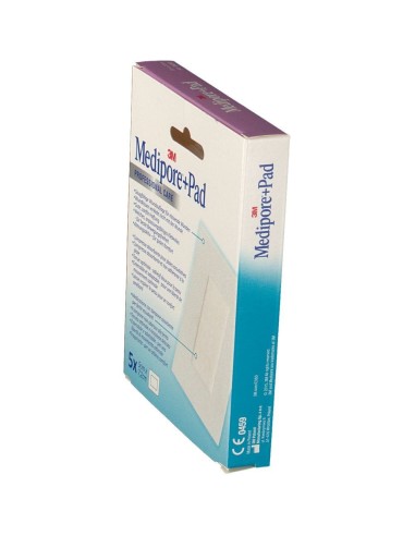 MEDICAZIONE MEDIPORE+PAD 5X7,2CM 5PEZZI