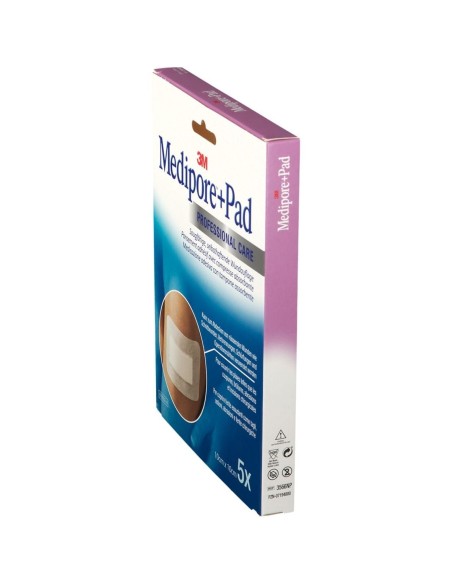 MEDICAZIONE MEDIPORE+PAD 10X10CM 5PEZZI