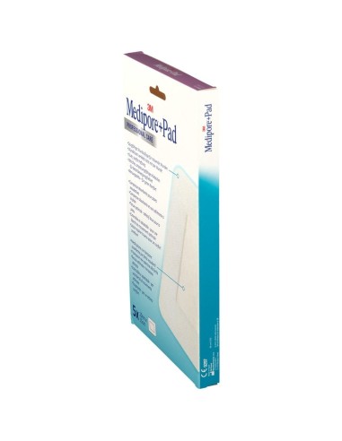 MEDICAZIONE MEDIPORE+PAD 10X15CM 5PEZZI