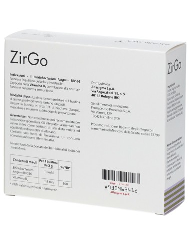 ZIRGO 12 BUSTINE