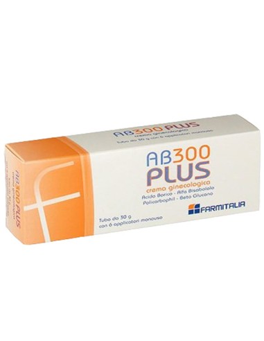 AB 300 PLUS CREMA GINECOLOGICA 30 G CON 6 APPLICATORI