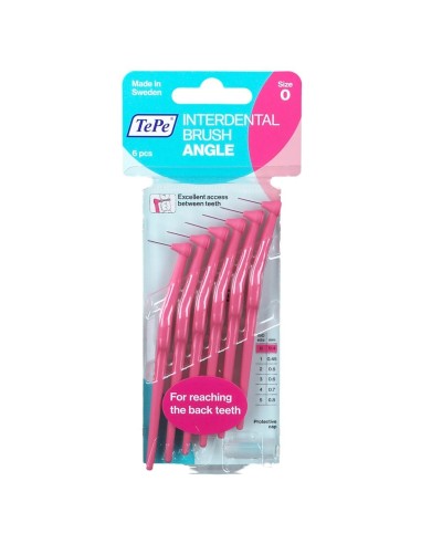 TEPE ANGLE SCOVOLINO ROSA 0,4MM 6 PEZZI