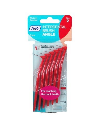 TEPE ANGLE SCOVOLINO ROSSO 0,5MM 6 PEZZI