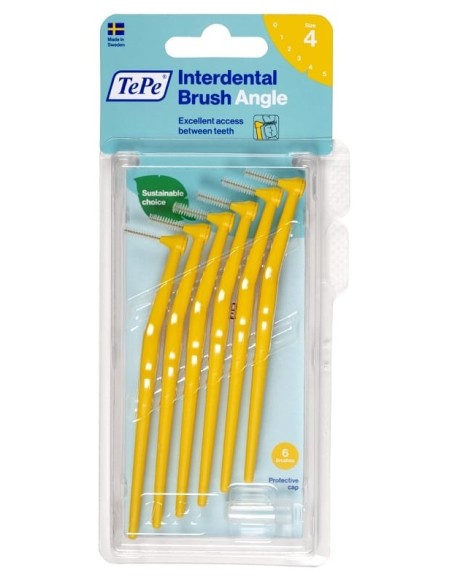 TEPE ANGLE SCOVOLINO GIALLO 0,7MM 6 PEZZI