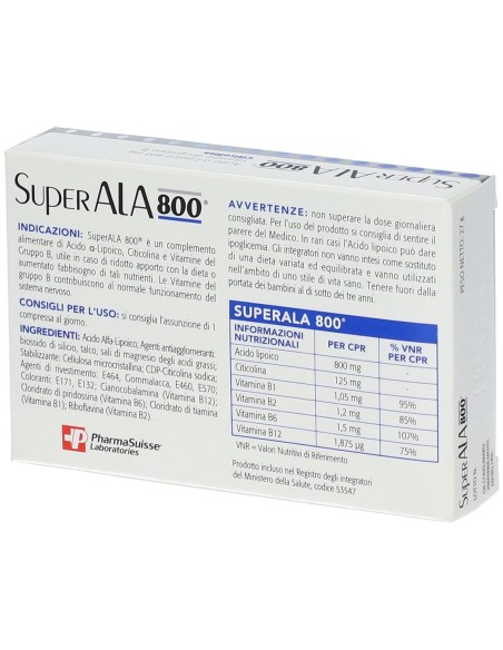 SUPERALA 800 20 COMPRESSE