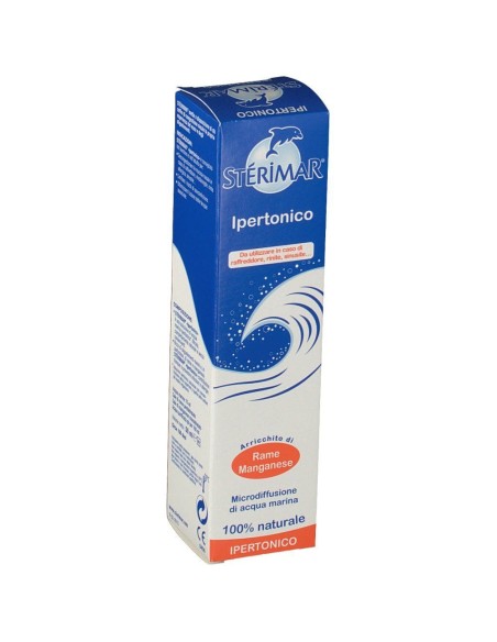 STERIMAR IPERTONICO NASO CHIUSO RAME E MANGANESE SPRAY 50 ML
