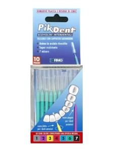 PIKDENT STUZZICOLINO 6 VERDE 10 PEZZI