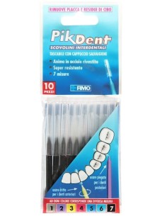 PIKDENT STUZZICOLINO 7 NERO 10 PEZZI