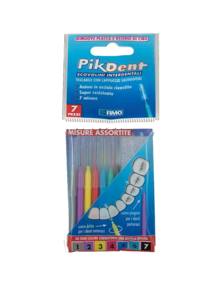 PIKDENT STUZZICOLINO 1 BUSTINA CON 7 MISURE ASSORTITE