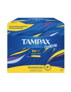 TAMPAX COMPAX REGULAR 24 PEZZI