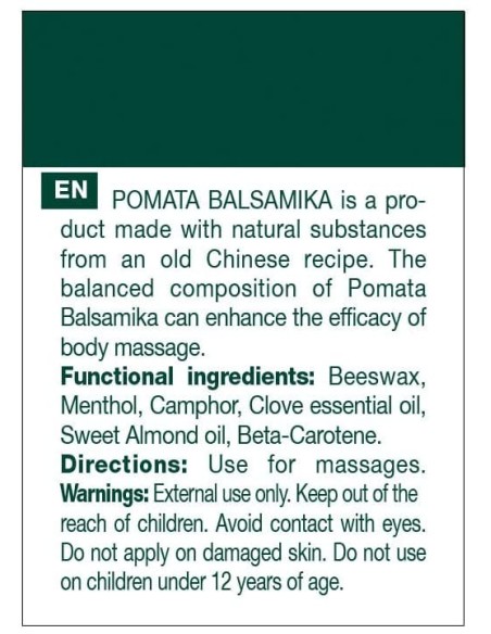 POMATA BALSAMIKA 30 ML
