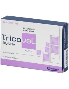 TRICOVEL DONNA INTEGRATORE ALIMENTARE CON NUTRIENTI SPECIFICI PER CAPELLI 30 COMPRESSE