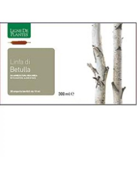 LINFA DI BETULLA BIOLOGICO 20 AMPOLLE BEVIBILI DA 15 ML