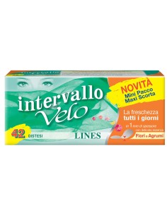LINES INTERVALLO VELO FIORI E AGRUMI 42 PEZZI COUPON