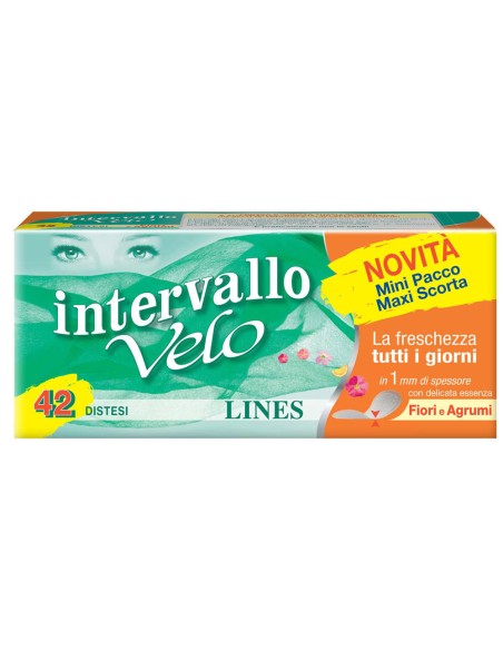 LINES INTERVALLO VELO FIORI E AGRUMI 42 PEZZI COUPON