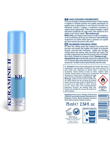 KERAMINE H LACCA ECOLOGICA VOLUMIZZANTE 75 ML