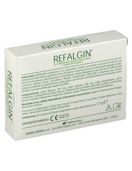 REFALGIN 20 COMPRESSE FILMATE DEGLUTIBILI