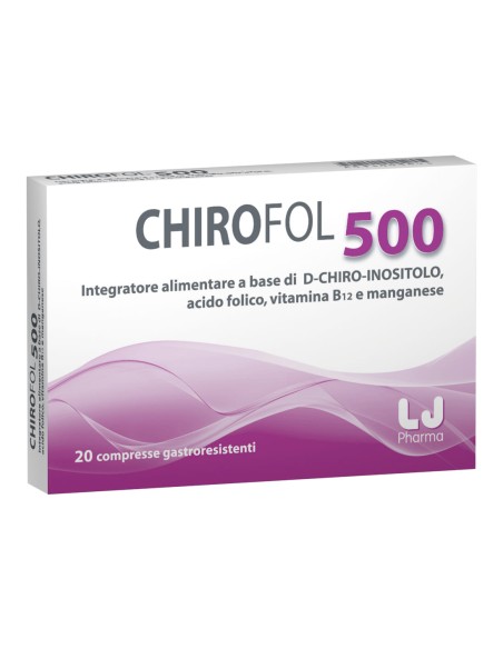 CHIROFOL 500 20 COMPRESSE GASTRORESISTENTI