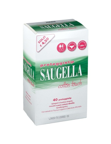SAUGELLA ASSORBENTI PROTEGGISLIP 40 PEZZI TAGLIO PREZZO