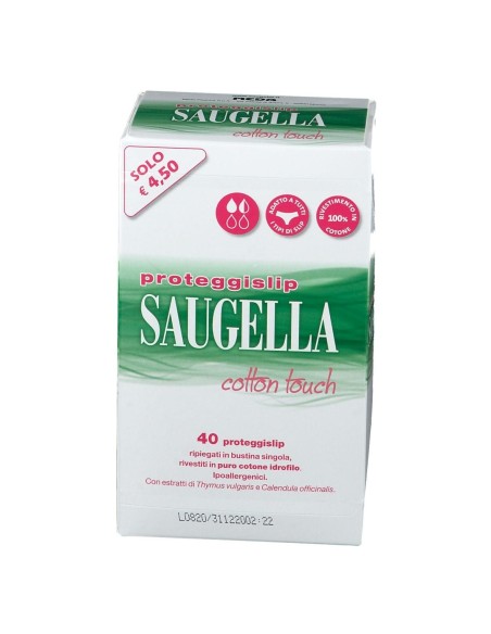 SAUGELLA ASSORBENTI PROTEGGISLIP 40 PEZZI TAGLIO PREZZO