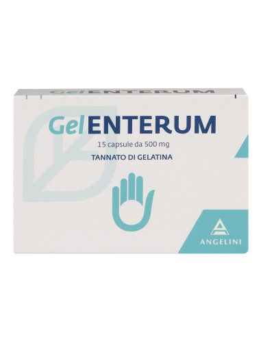 GELENTERUM 15CPS ADULTI 500MG TANNATO DI GELATINA