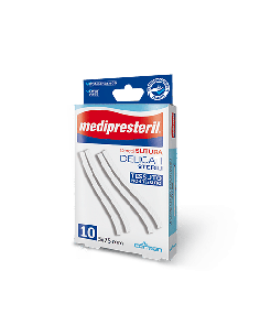 CEROTTO PER SUTURA MEDIPRESTERIL DELICATO TNT 3X75MM 10 PEZZI