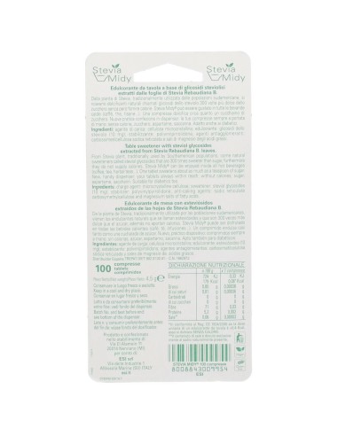 ESI STEVIA MIDY 100 COMPRESSE
