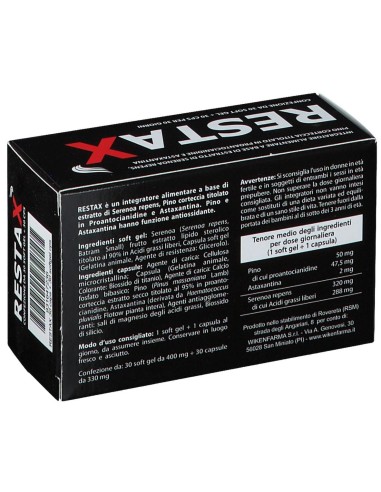 RESTAX 30 CAPSULE + 30 CAPSULE SOFTGEL