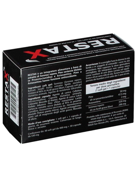 RESTAX 30 CAPSULE + 30 CAPSULE SOFTGEL