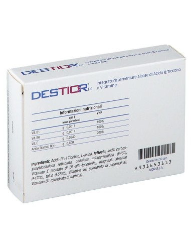 DESTIOR 30 COMPRESSE